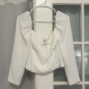 Aritzia bustier blouse